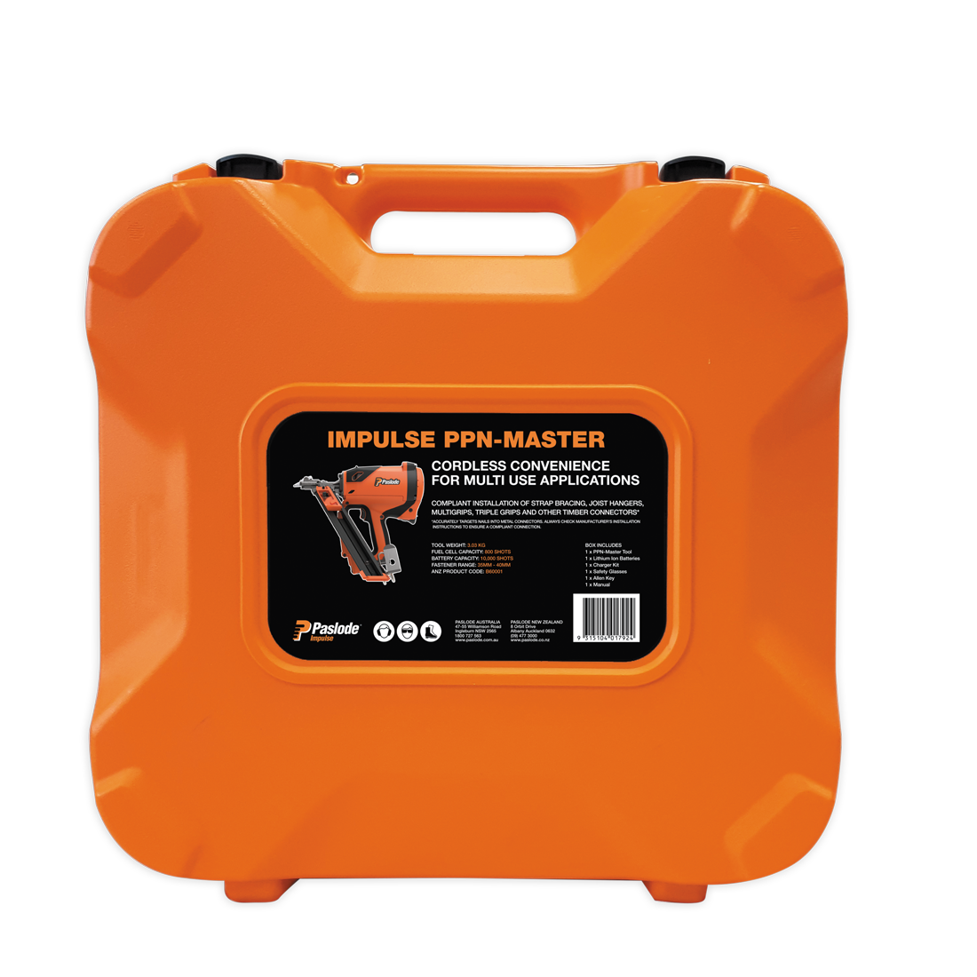 Paslode Ppn Master Tool cAse